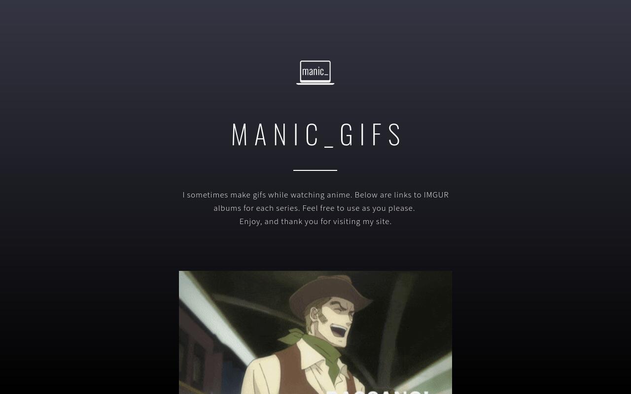 Carrd profile picture for @manic